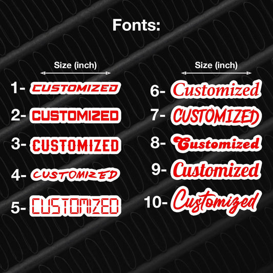 Custom Car Name Emblem Badge Custom, Your Own Text Car or Truck Nickname Emblem Badge