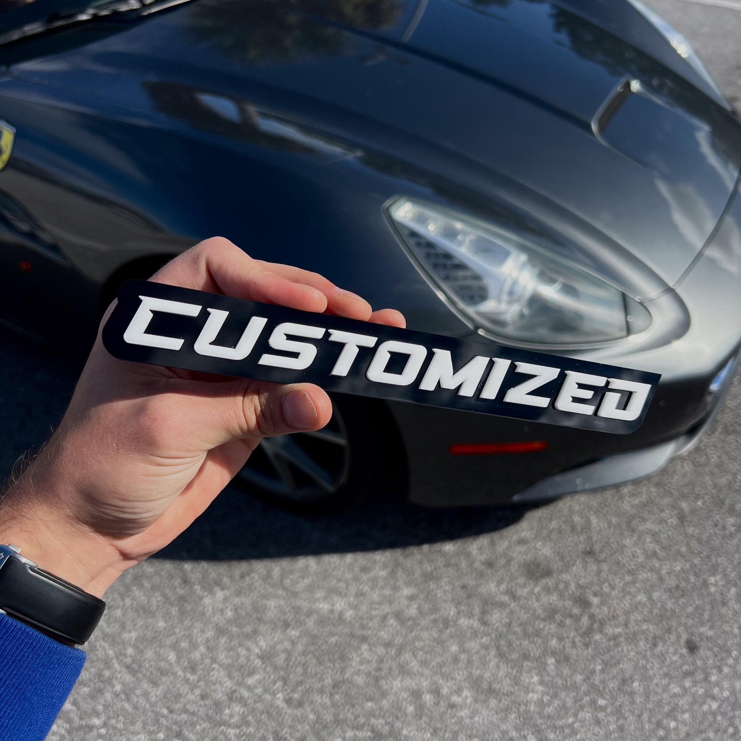 Custom Car Name Emblem Badge Custom, Your Own Text Car or Truck Nickname Emblem Badge