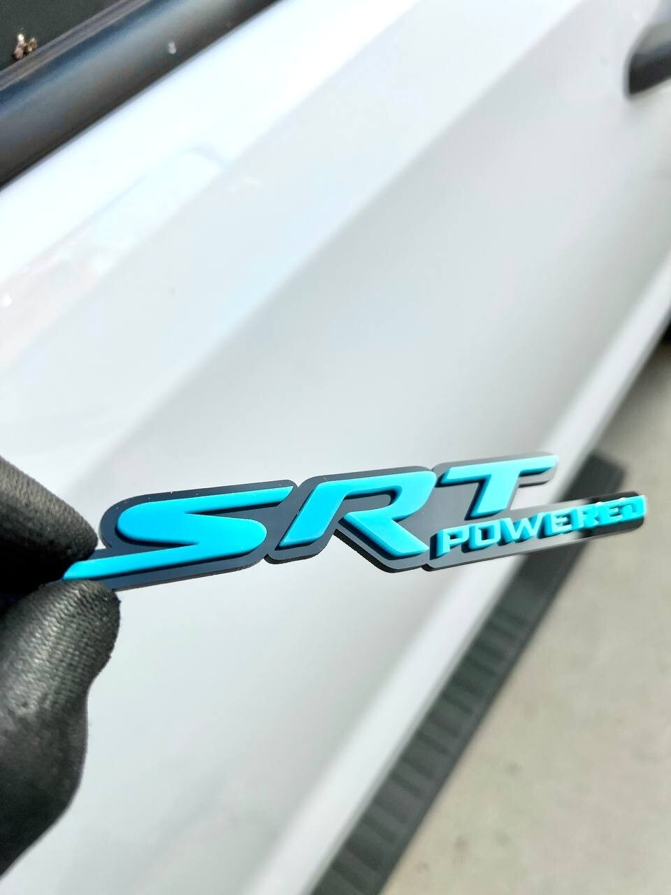 SRT Multicolor Emblems – SRT Side Fender Badges (Set of 2) for SRT Emblem