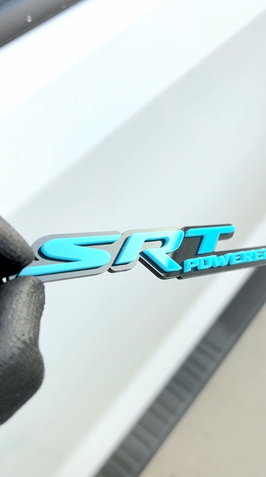 SRT Multicolor Emblems – SRT Side Fender Badges (Set of 2) for SRT Emblem