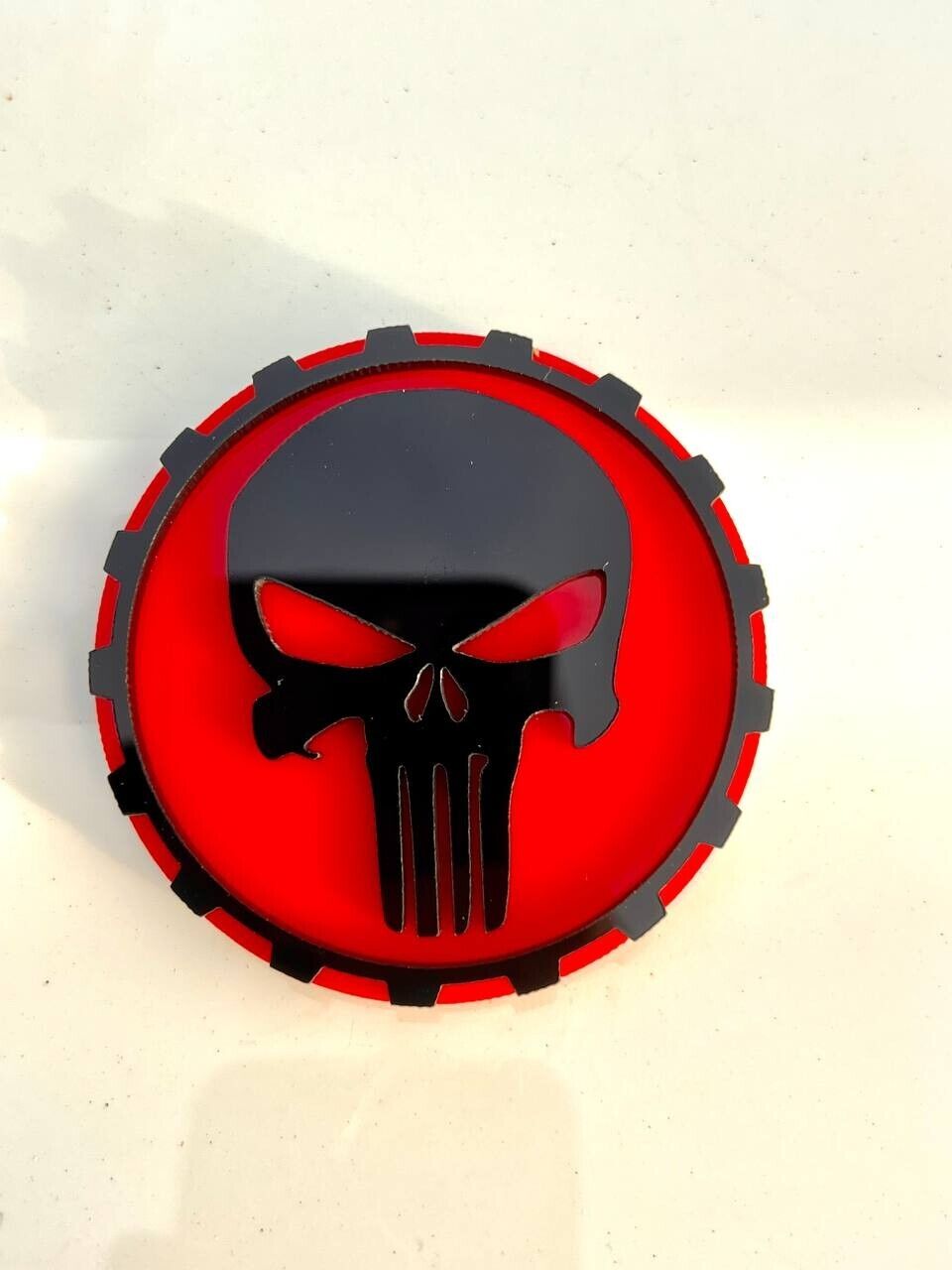 2PCS Jeep Wrangler 392 Fender PUNISHER 4x4 Trail Rated Emblem