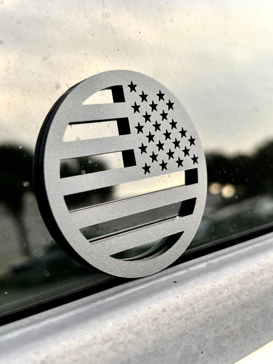 2pcs - American Flag 4x4 Fender Emblem Badge Jeep JK Wrangler XJ YJ TJ JL JT