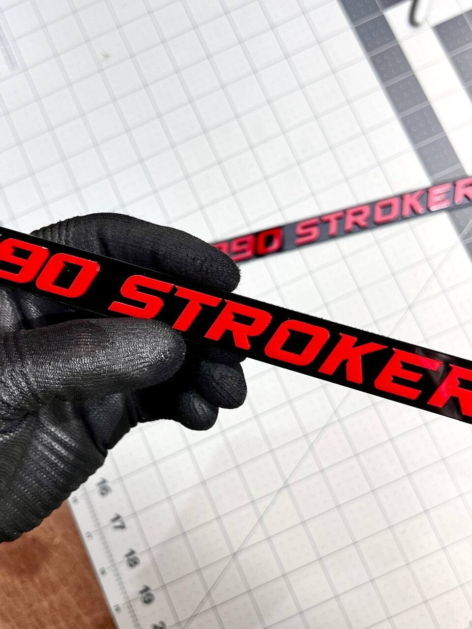 390 STROKER EMBLEMS QTY 2 FENDER EXTERIOR 390 STROKER ENGINE BADGE