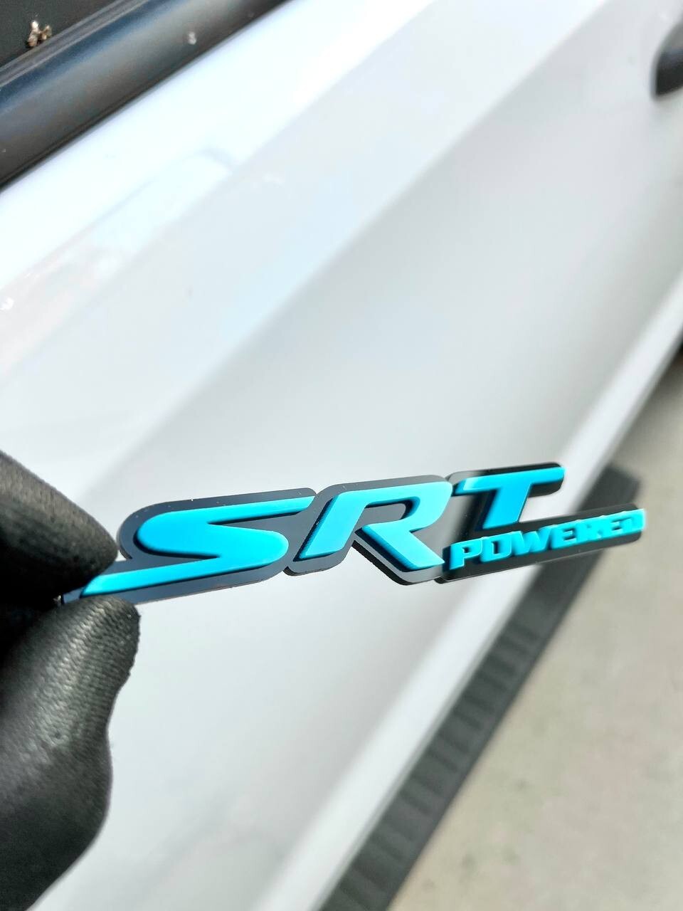 SRT Multicolor Emblems – SRT Side Fender Badges (Set of 2) for SRT Emblem