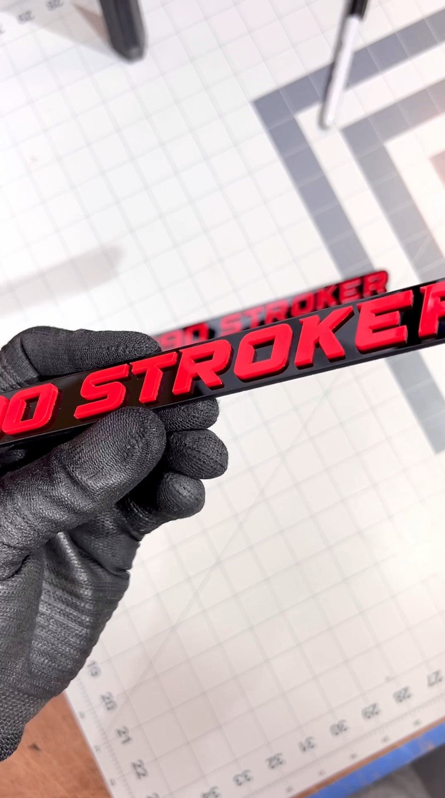 390 STROKER EMBLEMS QTY 2 FENDER EXTERIOR 390 STROKER ENGINE BADGE