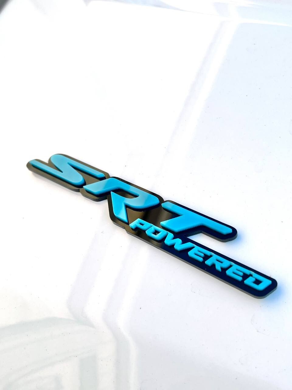 SRT Multicolor Emblems – SRT Side Fender Badges (Set of 2) for SRT Emblem