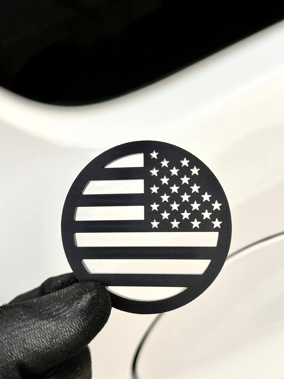 2pcs - American Flag 4x4 Fender Emblem Badge Jeep JK Wrangler XJ YJ TJ JL JT