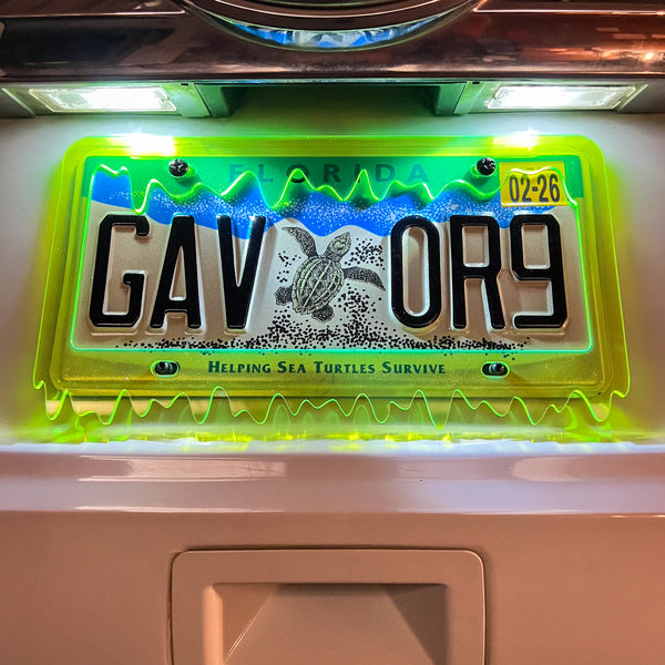 Slime Acrylic License Plate Frame Cover — photo 5
