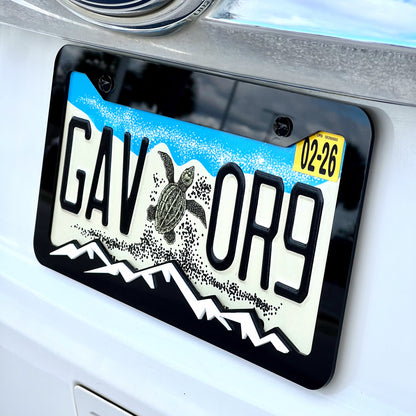 Mountain License Plate Frame Cover - CS AUTO