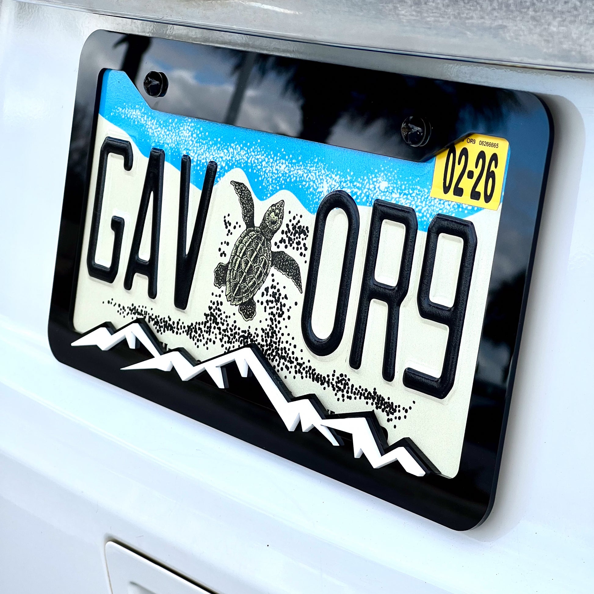 Mountain License Plate Frame Cover - CS AUTO
