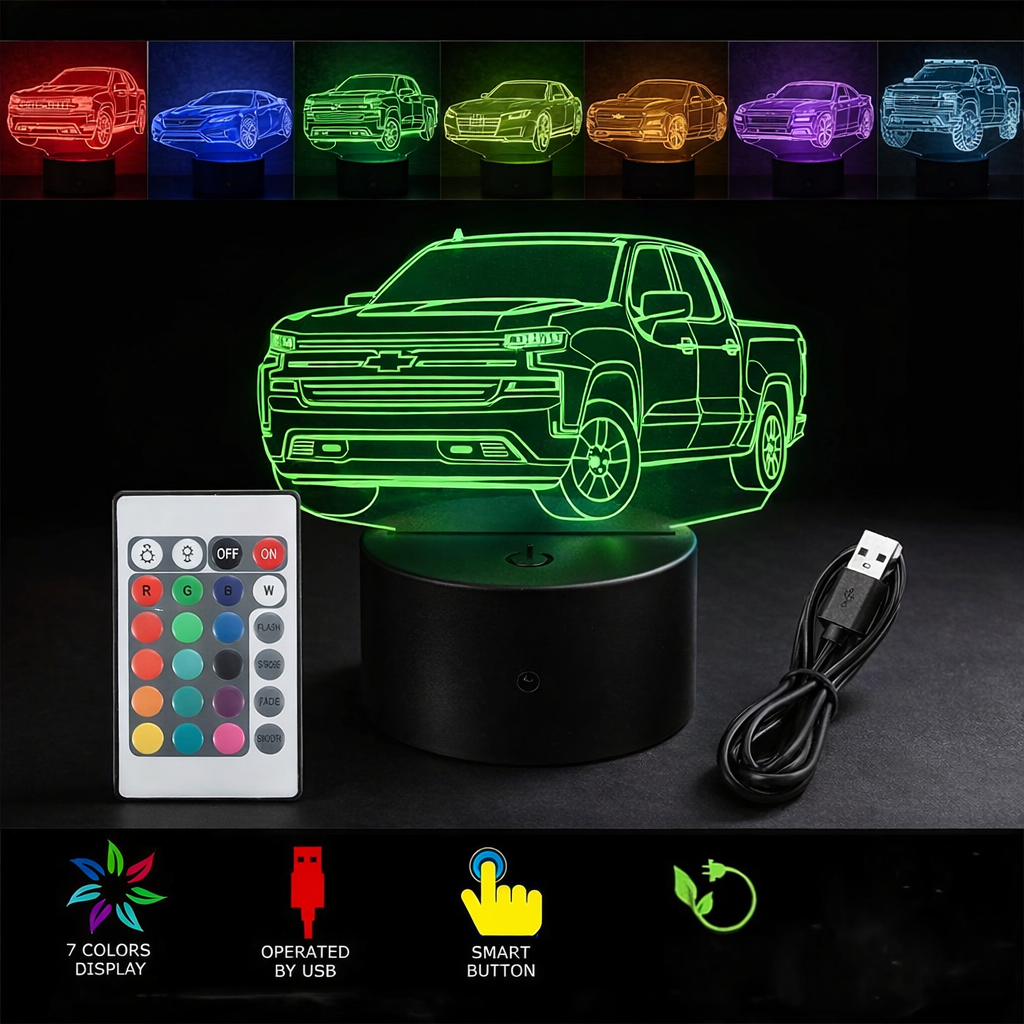 Custom Acrylic LED Lamp - Personalized Design