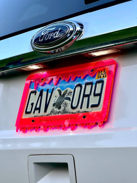 Slime License Plate Frame Cover, Car Show, JDM Plate, Tuner Plate, Car Mods, Car Lover Gift, Unique Frame, Gift for Him, Custom — photo 7
