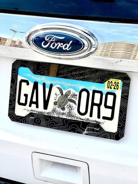 Topographic Map License Plate Frame Cover, Minimal License Plate Frame, Topography Map, Car Mods, Car Lover Gift, Unique Frame, Gift for Him — photo 7