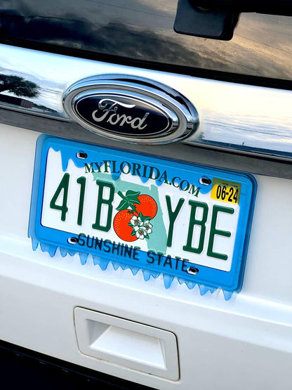 Slime License Plate Frame Cover, Car Show, JDM Plate, Tuner Plate, Car Mods, Car Lover Gift, Unique Frame, Gift for Him, Custom