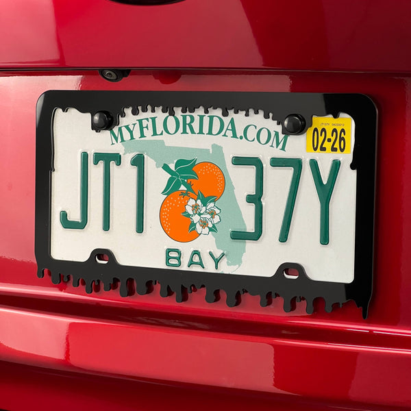 Blood Acrylic License Plate Frame Cover — photo 14