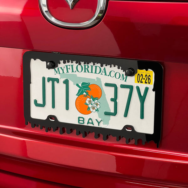 Blood Acrylic License Plate Frame Cover — photo 15