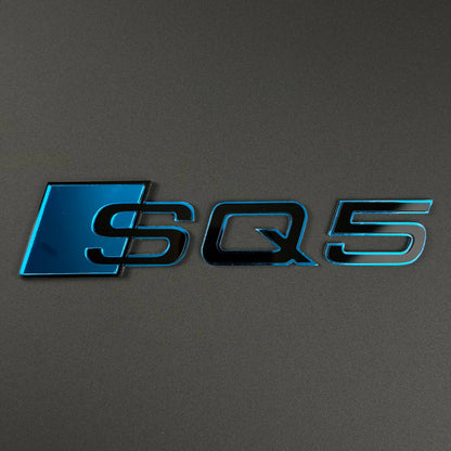 Audi RS S A Series Emblem Badge – Custom Color Logo for A3 A4 A5 A6 A7 A8 S3 S4 S5 RS3 RS5 RS6 Q5 Q7 Q8