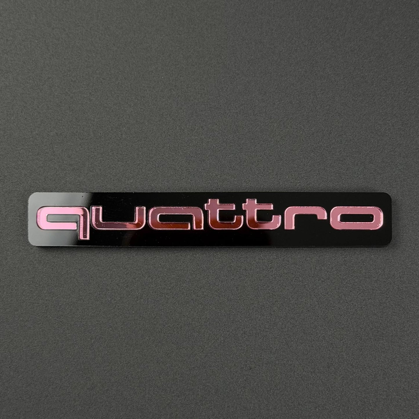 Audi RS S A Series Emblem Badge – Custom Color Logo for A3 A4 A5 A6 A7 A8 S3 S4 S5 RS3 RS5 RS6 Q5 Q7 Q8