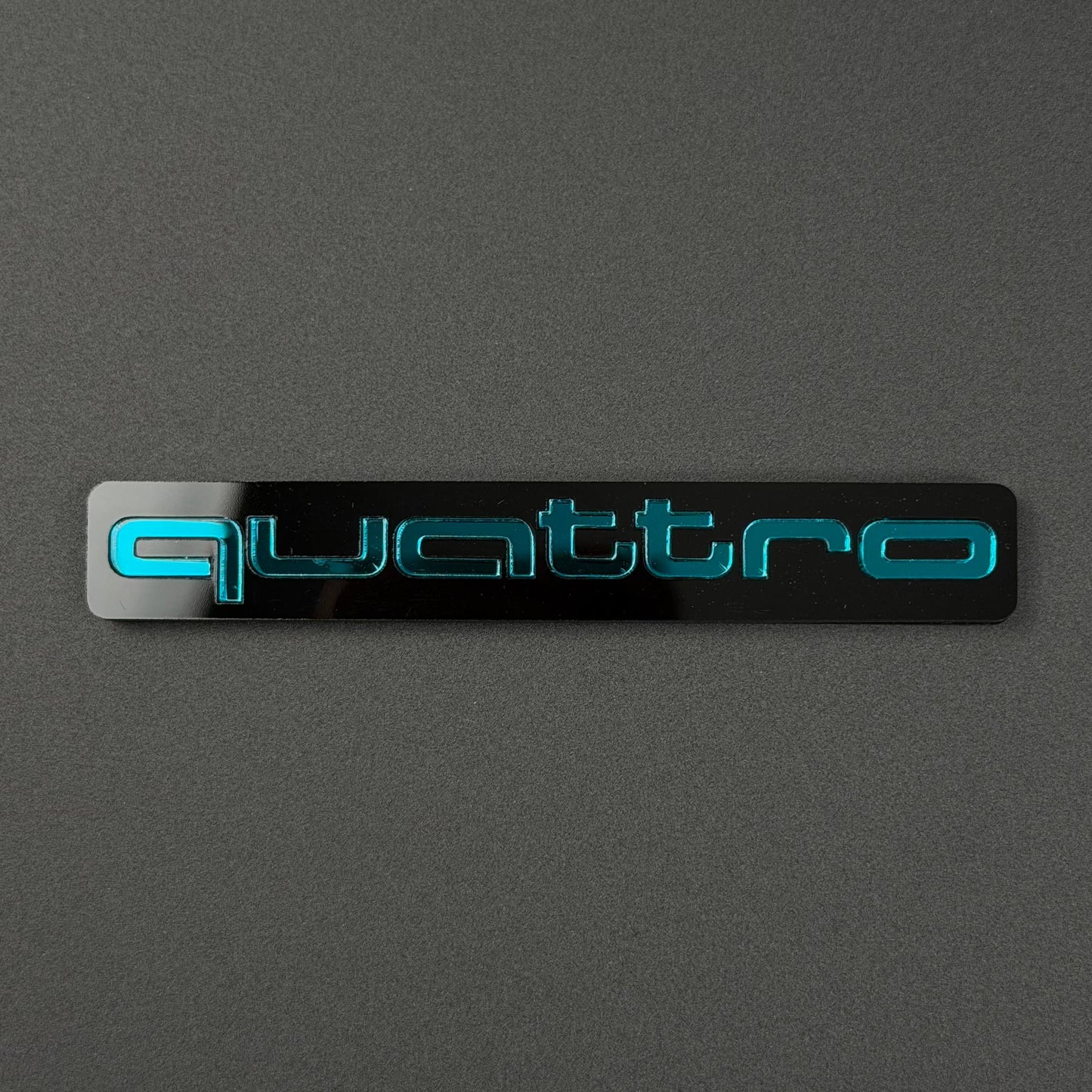 Audi RS S A Series Emblem Badge – Custom Color Logo for A3 A4 A5 A6 A7 A8 S3 S4 S5 RS3 RS5 RS6 Q5 Q7 Q8