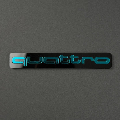 Audi RS S A Series Emblem Badge – Custom Color Logo for A3 A4 A5 A6 A7 A8 S3 S4 S5 RS3 RS5 RS6 Q5 Q7 Q8