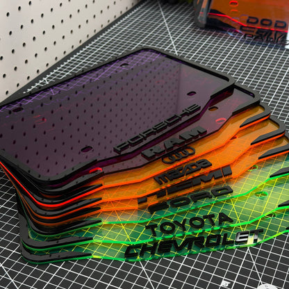 Custom Acrylic License Plate Frame