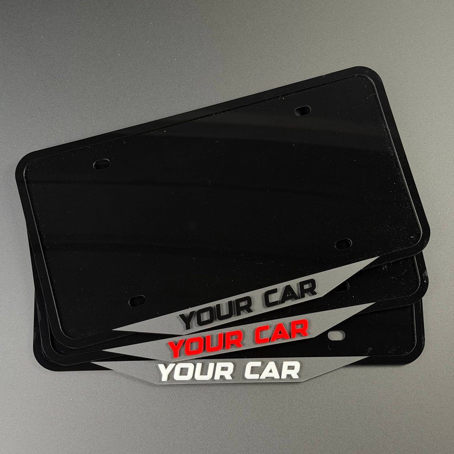 Custom Car Logo License Plate Frame