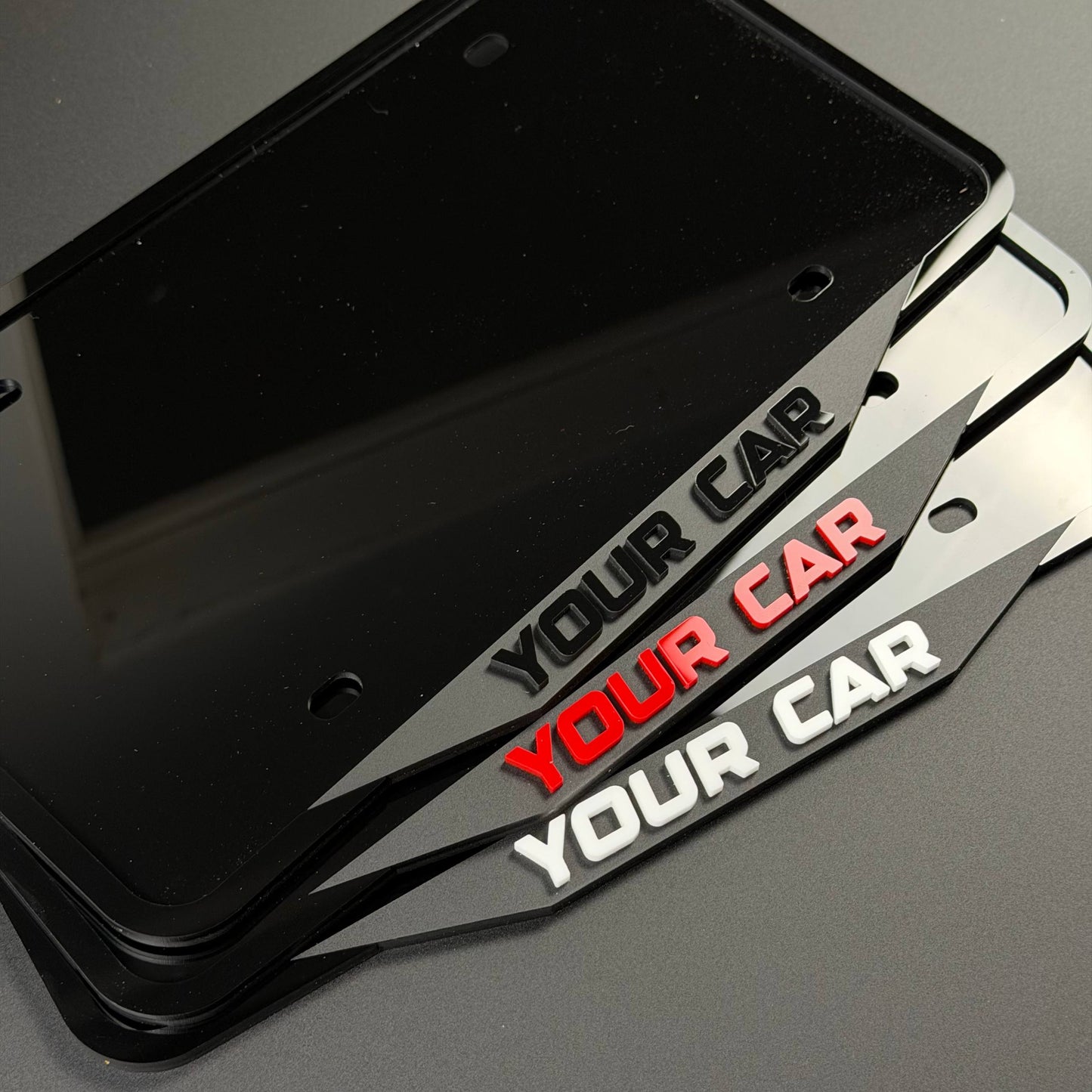 Custom Car Logo License Plate Frame