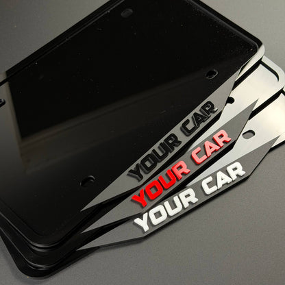 Custom Car Logo License Plate Frame