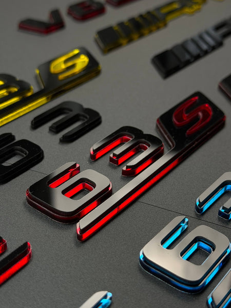 Mercedes-Benz AMG Emblem Badge – Custom Color Logo for C43 C63 E53 E63 GLC43 GLC63 GLE53 GLE63 G63 GT63 S63 — photo 7