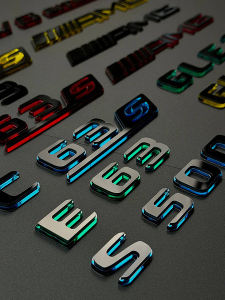 Mercedes-Benz AMG Emblem Badge – Custom Color Logo for C43 C63 E53 E63 GLC43 GLC63 GLE53 GLE63 G63 GT63 S63 — photo 6