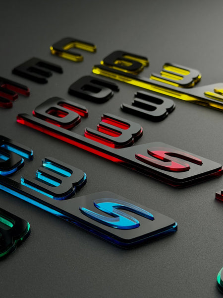 Mercedes-Benz AMG Emblem Badge – Custom Color Logo for C43 C63 E53 E63 GLC43 GLC63 GLE53 GLE63 G63 GT63 S63 — photo 4