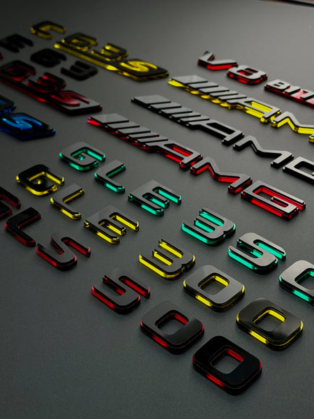 Mercedes-Benz AMG Emblem Badge – Custom Color Logo for C43 C63 E53 E63 GLC43 GLC63 GLE53 GLE63 G63 GT63 S63 — photo 3