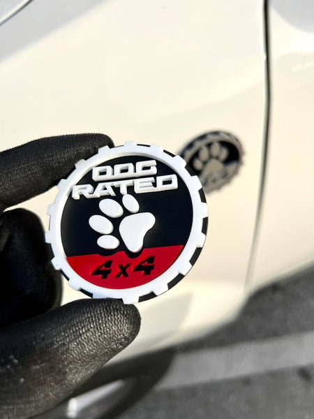 2PCS Jeep Wrangler 392 Fender DOG RATED 4x4 Trail Rated Emblem — photo 20