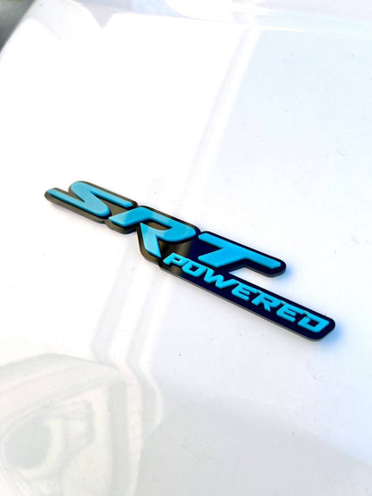 SRT Multicolor Emblems –  SRT Side Fender Badges (Set of 2) for SRT Emblem