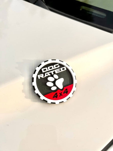 2PCS Jeep Wrangler 392 Fender DOG RATED 4x4 Trail Rated Emblem — photo 12