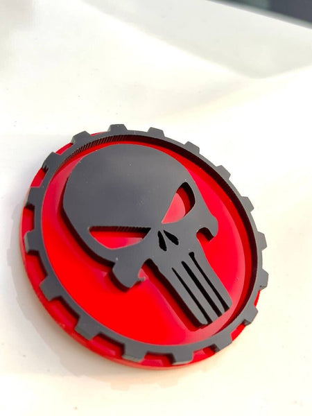 2PCS Jeep Wrangler 392 Fender PUNISHER 4x4 Trail Rated Emblem — photo 11