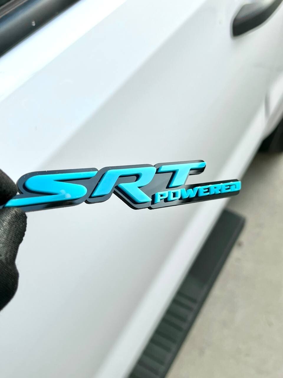 SRT Multicolor Emblems –  SRT Side Fender Badges (Set of 2) for SRT Emblem