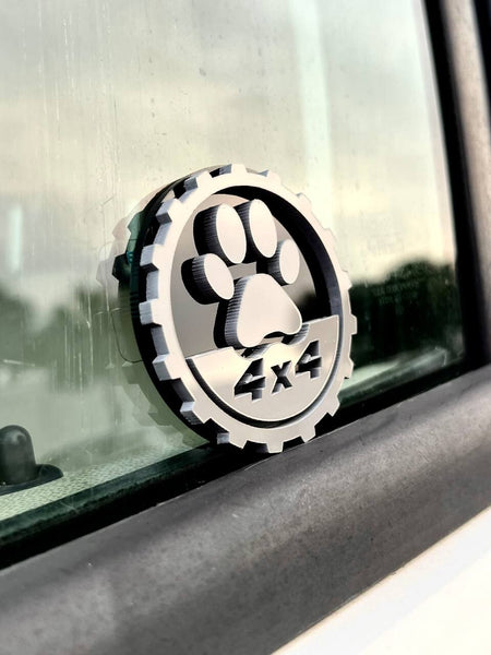 2PCS 18-24 WRANGLER JL GLADIATOR PAW FENDER EMBLEM BADGE — photo 6