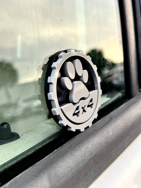 2PCS 18-24 WRANGLER JL GLADIATOR PAW FENDER EMBLEM BADGE — photo 7