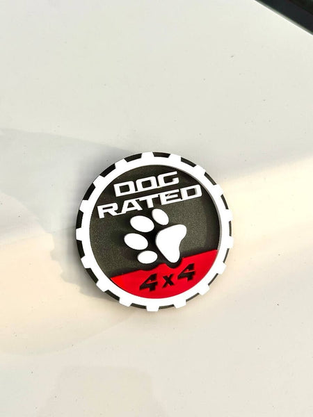 2PCS Jeep Wrangler 392 Fender DOG RATED 4x4 Trail Rated Emblem — photo 16