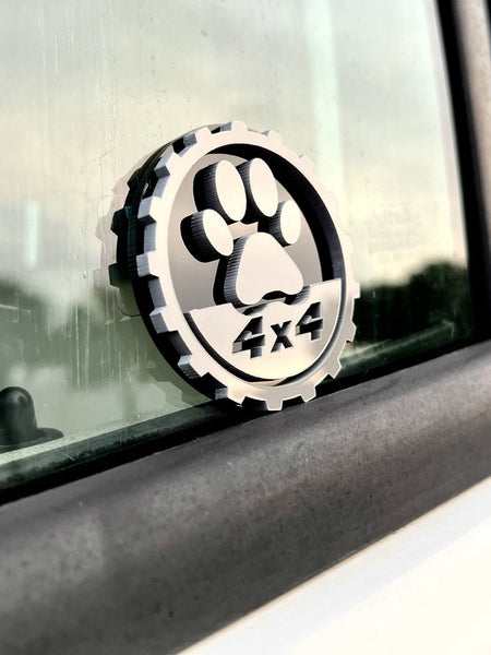 2PCS 18-24 WRANGLER JL GLADIATOR PAW FENDER EMBLEM BADGE — photo 5