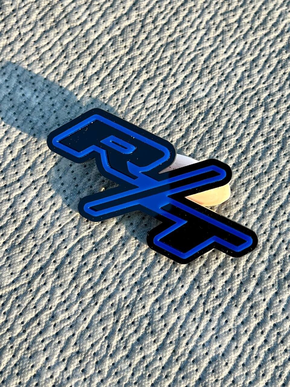 2PCS R/T DODGE CHARGER CHALLENGER MULTICOLOR EMBLEM BADGE R/T