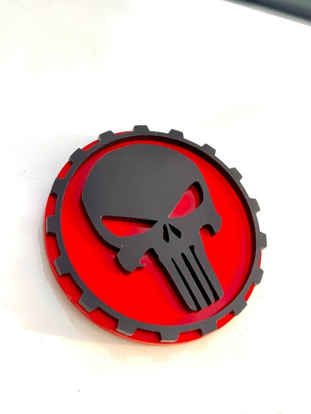 2PCS Jeep Wrangler 392 Fender PUNISHER 4x4 Trail Rated Emblem — photo 12
