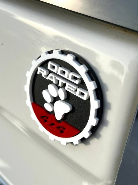 2PCS Jeep Wrangler 392 Fender DOG RATED 4x4 Trail Rated Emblem — photo 21
