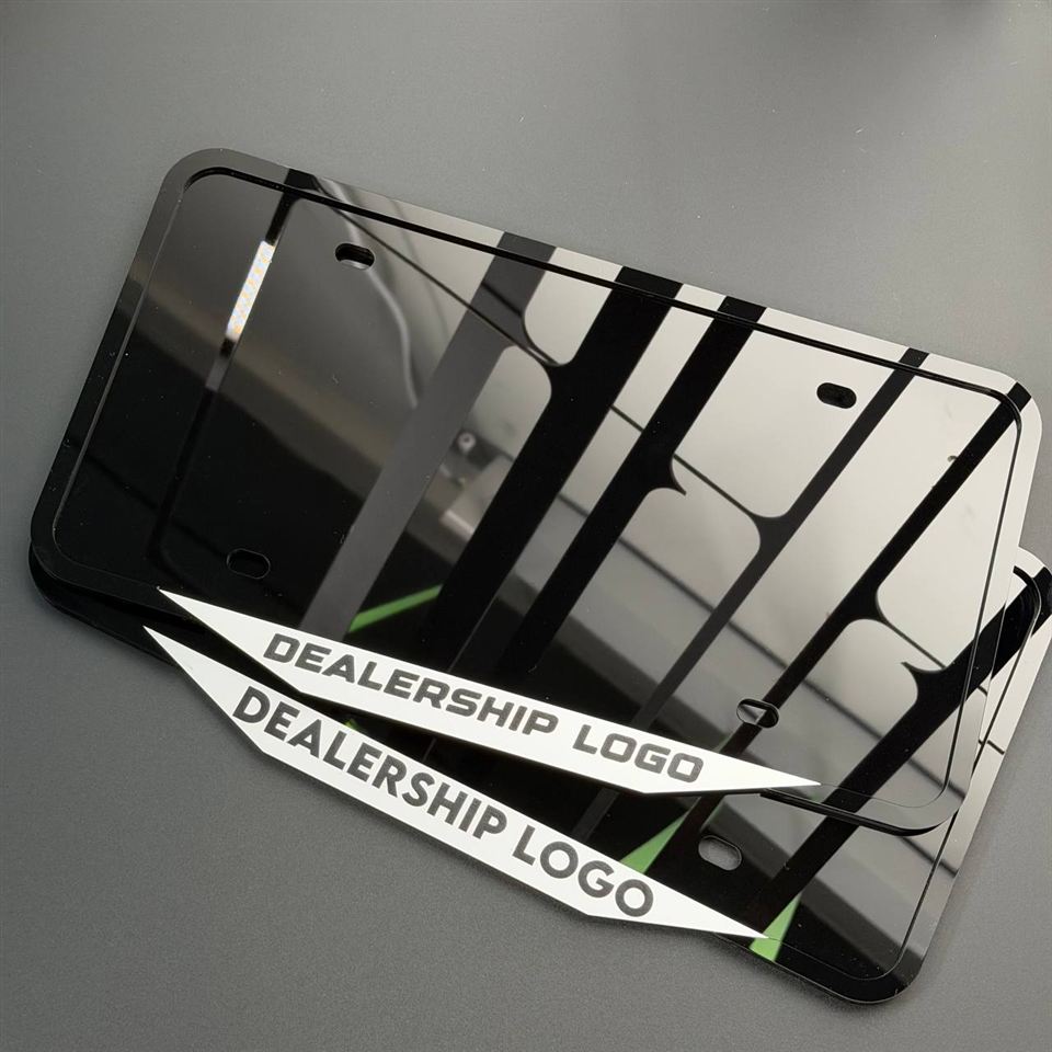 Plate frames — engraving plastic